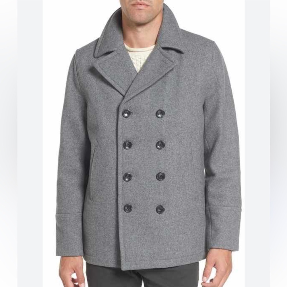 Men’s wool blend coat